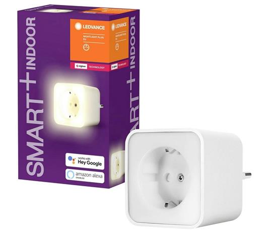 Ledvance Smart+ Zigbee Nightlight, älypistorasia jossa yövalo