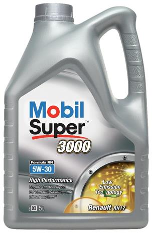 Moottoriöljy Mobil Super 3000 FR 5W-30, 5L