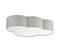 TK LIGHTING Kattovalaisin Cloud tekstiili, pituus 62cm, harmaa – kuva 6
