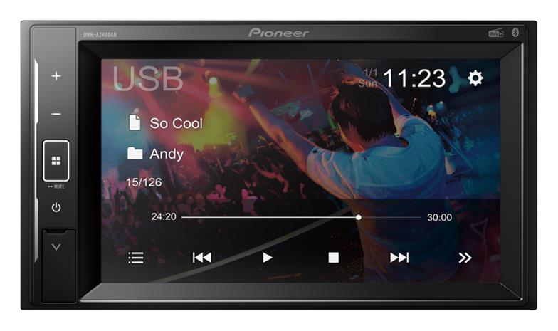 Pioneer DMH-A240DAB, multimedia-autosoitin