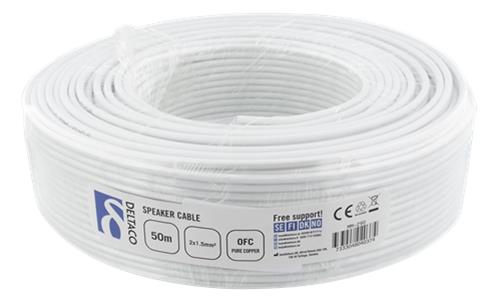 Deltaco MM-290 2x1,5 mm² 50m, kaiutinkaapeli