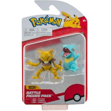 Pokemon Figure Battle Pack Totodile & Abra