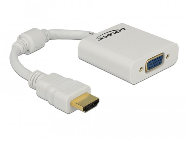Delock 65346 HDMI-A - VGA, sovitin – kuva 1/8
