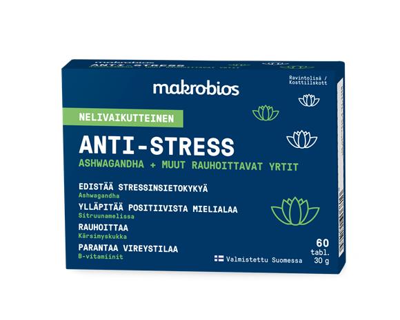 Makrobios Anti-Stress, ravintolisä 60 tabl.