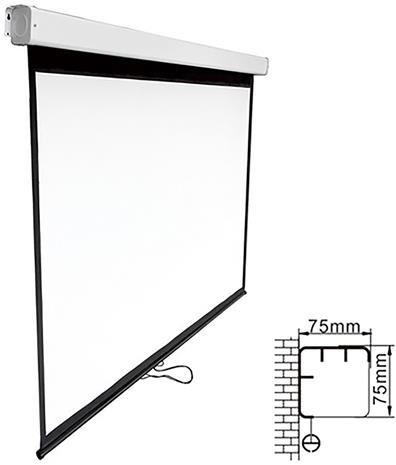 Leinwand manuaalinen 100" 16:9, valkokangas