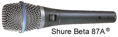 Shure BETA 87A Vocal Microphone, lauluimikrofoni – kuva 6/8