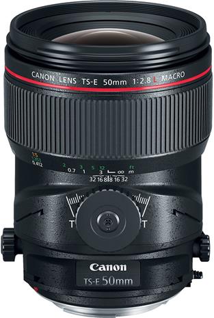 Canon TS-E 50mm f/2.8L Macro, objektiivi