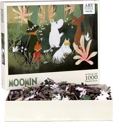Muumi vihreä 1000p taidepalapeli – kuva 3/8