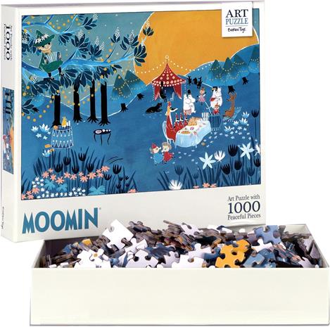 Muumi sininen 1000p taidepalapeli