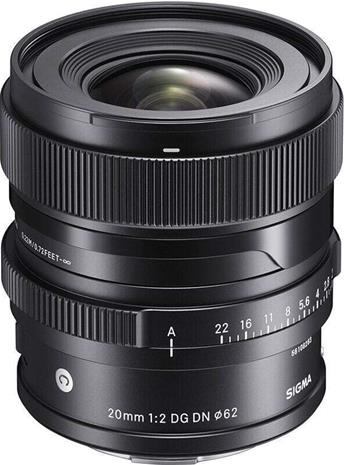 Sigma 20mm f/2 DG DN Contemporary, laajakulmaobjektiivi