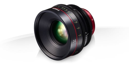 Canon CN-E24mm T1.5 L F, objektiivi