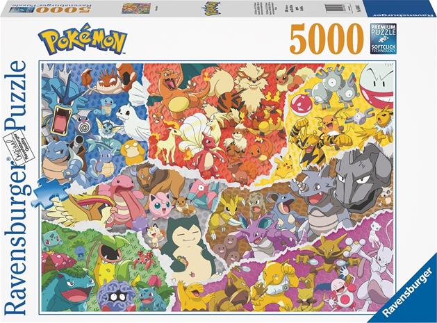 Ravensburger Pokä©mon Allstars -palapeli, 5000 palaa