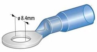 Kutistelenkki M8, 1.5-2.5mm², Autoline