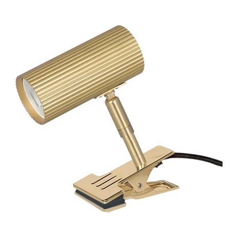 Globen Lighting Hubble Klipsilamppu, Brushed brass