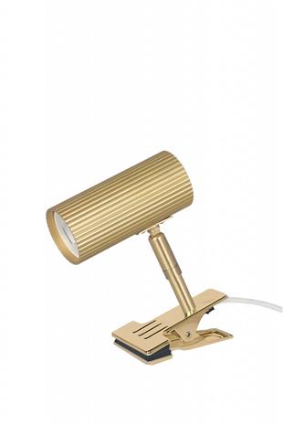 Globen Lighting Hubble Klipsilamppu, Brushed brass