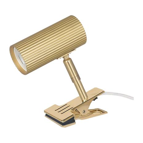 Globen Lighting Hubble Klipsilamppu, Brushed brass