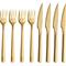 Aida Raw Serving Set 11 Pieces, Gold – kuva 7