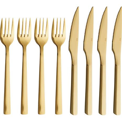 Aida Raw Serving Set 11 Pieces, Gold