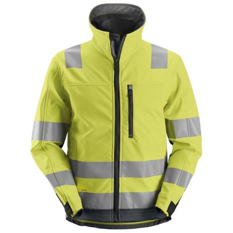 Snickers 1230 AllroundWork Softshelltakki huomiovaate, keltainen M