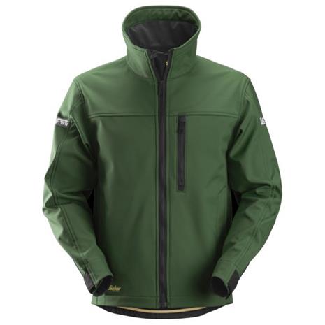 Snickers 1200 AllroundWork Softshelltakki metsänvihreä XXL