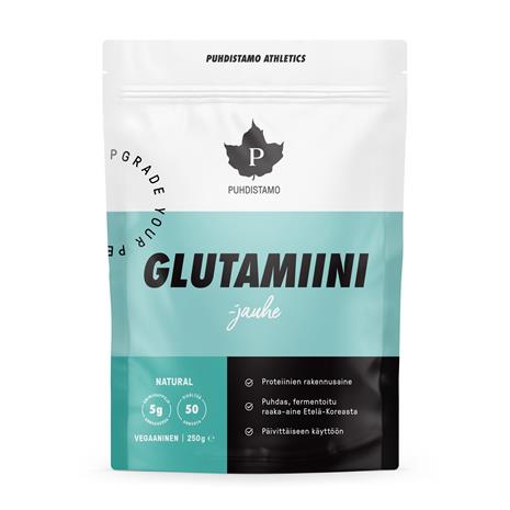Puhdistamo Athletics 250 g glutamiini – kuva 1/4