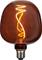 Star Trading E27 LED G125 Decoled (Ruskea) – kuva 2
