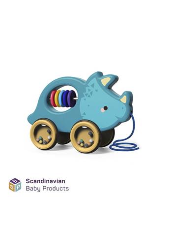 Scandinavian Baby Products Pull Along Dinosaur