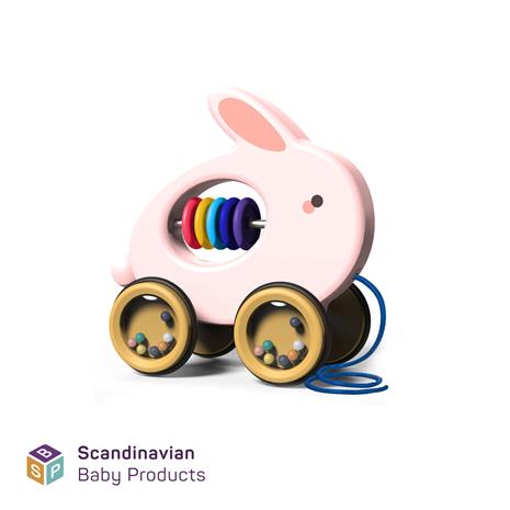 Scandinavian Baby Products Pull Along Rabbit
