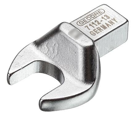 Gedore 7112-13, Torque wrench end fitting, Kromi, 1 kpl, Kromi-vanadiiniteräs (Cr-V), Saksa