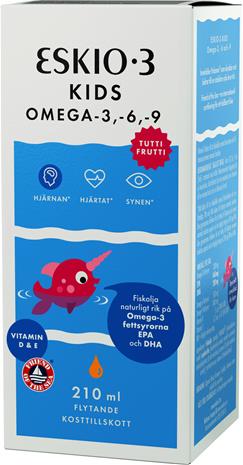 Eskio-3 Kids Omega, ravintolisä 210 ml – kuva 3/3