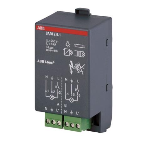 ABB 2CDG110002R0011 Kytkinyksikkö 2 kanavaa, KNX, 6 A