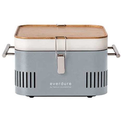 kolgrill Kub 38,5 x 31,5 x 22,5 cm grå – kuva 1/8
