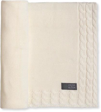 Vinter & Bloom Joy EKO Neuleviltti, Warm White – kuva 1/8