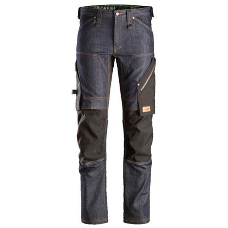 Snickers 6956 FlexiWork Työhousut denim/musta 100
