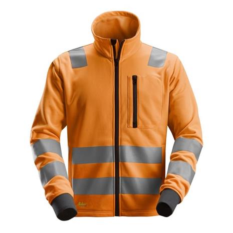 Snickers 8036 AllroundWork Fleecetakki heijastimet, oranssi 3XL