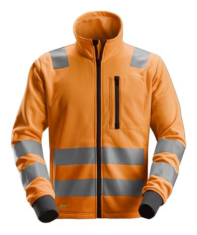 Snickers 8036 AllroundWork Fleecetakki heijastimet, oranssi 3XL