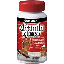 Vitaminbjörnar Cola smak 60 kpl – kuva 1/1