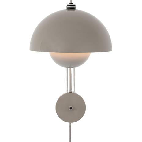 Flowerpot Seinävalaisin VP8 Grey Beige - &tradition
