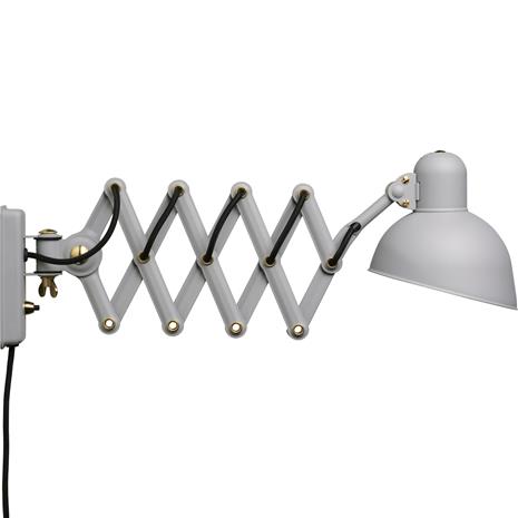 Fritz Hansen Kaiser Idell 6718-W -seinävalaisin Easy Grey