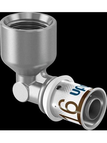 Uponor s-press plus elbow female thread 20 mm x 12