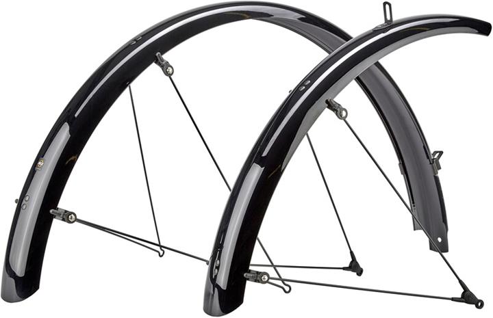 SKS Bluemels Basic Mudguard Set 28"" 55mm, musta