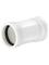 Wavin Wafix pp double socket ø50 mm white – kuva 1