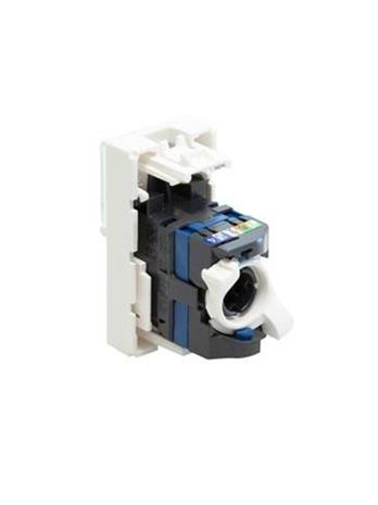 Legrand Dataudtag Mosaic 1x RJ45 Kat.6 STP modular jack og