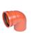 Wavin Wafix pp bend rd 160x88.5° – kuva 1
