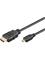Goobay High Speed Micro HDMI™ Cable with Ethernet (4K/60Hz) – kuva 1