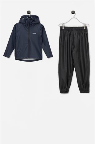 Kids Packable Rainset Navy98/104 cm