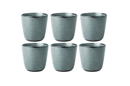 Aida Raw Mug 30 cl 6 pcs, Northern Green