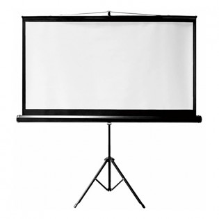 Leinwand Tripod 240 x 135 cm 16:9, valkokangas