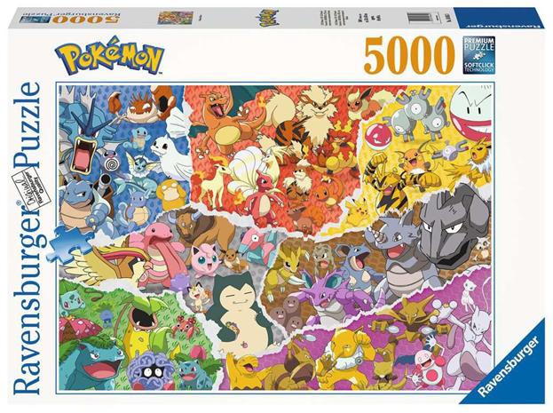 Ravensburger Pokä©mon Allstars -palapeli, 5000 palaa