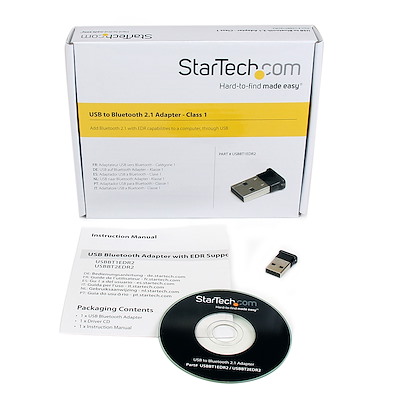 StarTech.com USBBT1EDR2, Mini USB - Bluetooth 2.1, sovitin